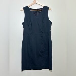 Brooks Brothers 346 Black twill sheath dress size 10, excellent condition.